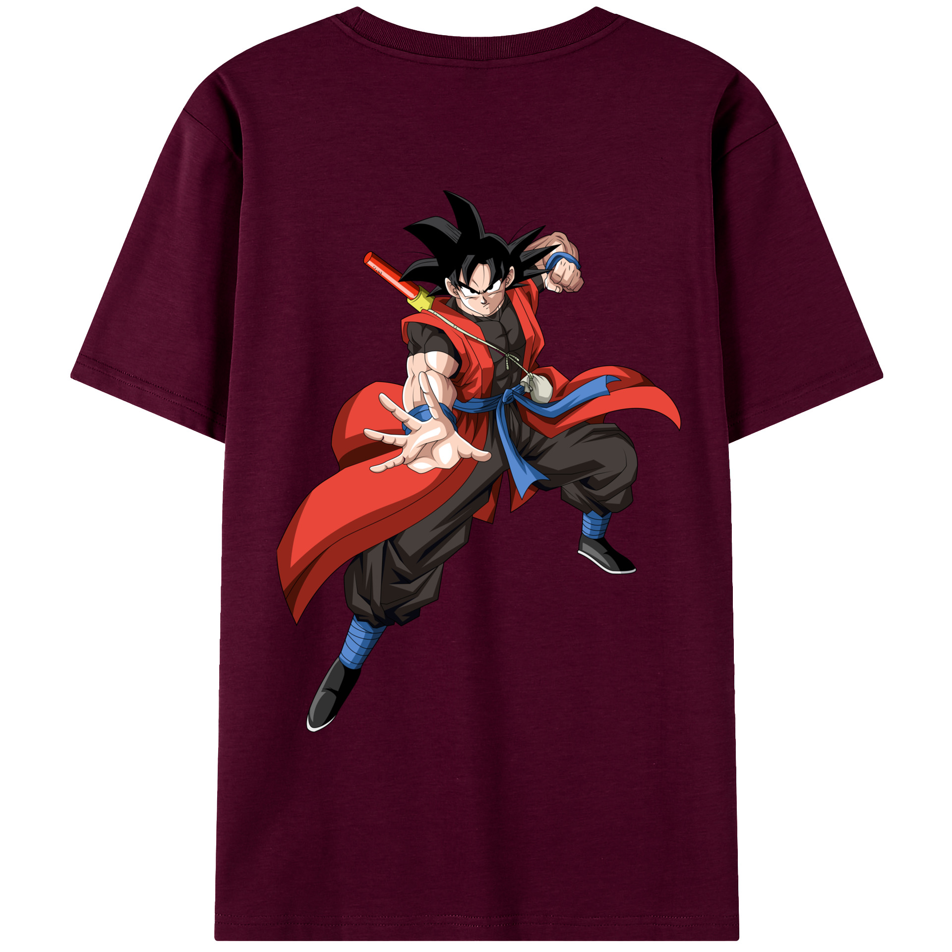 （画像用） ドラゴンボール 孫悟空（そん ごくう）Son Goku カカロット DRAGON BALL Kakarotto レディース半袖Tシャツ(バックプリント)